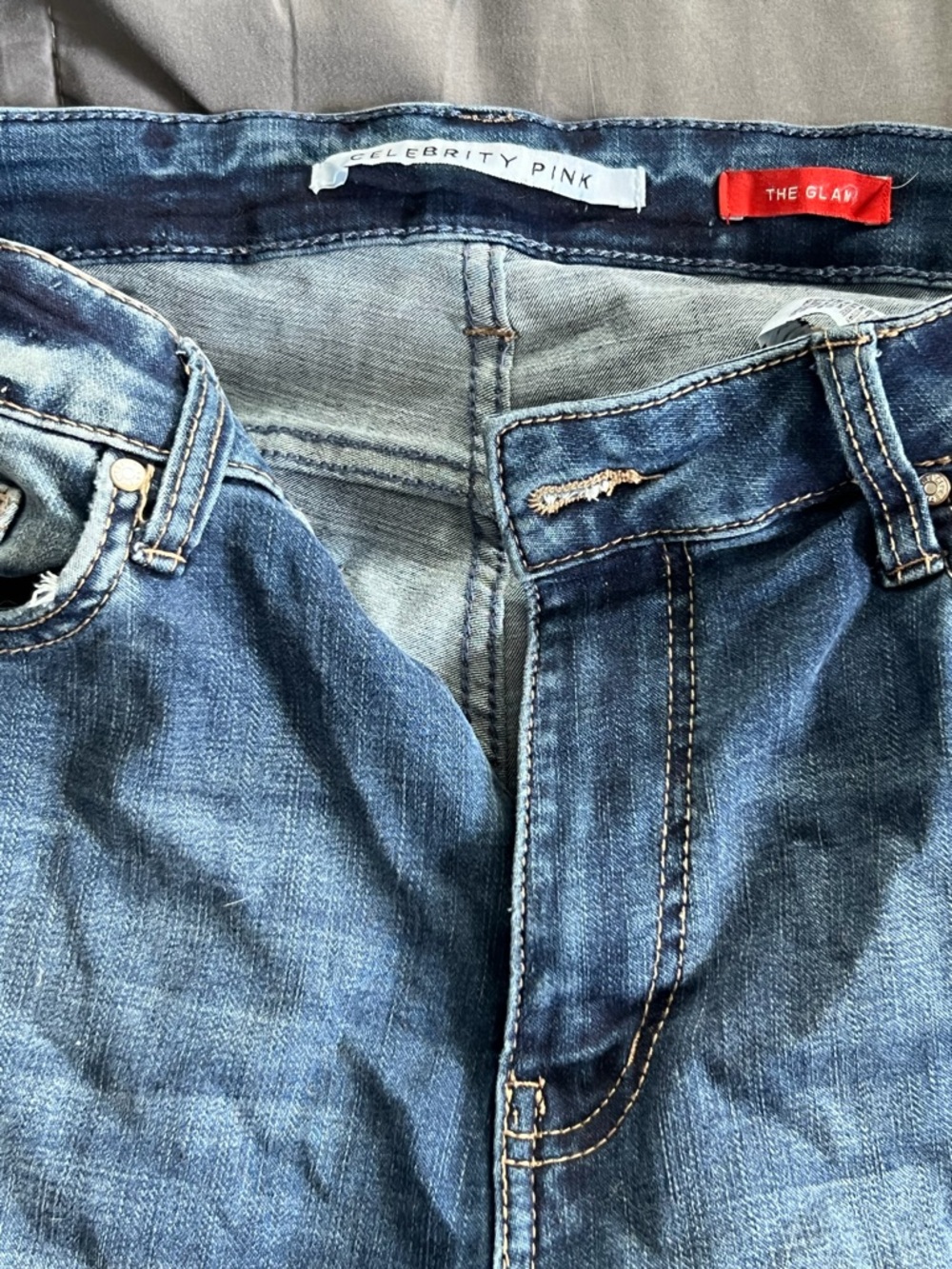Celebrity Pink Men's Medium Blue Relaxed Jeans